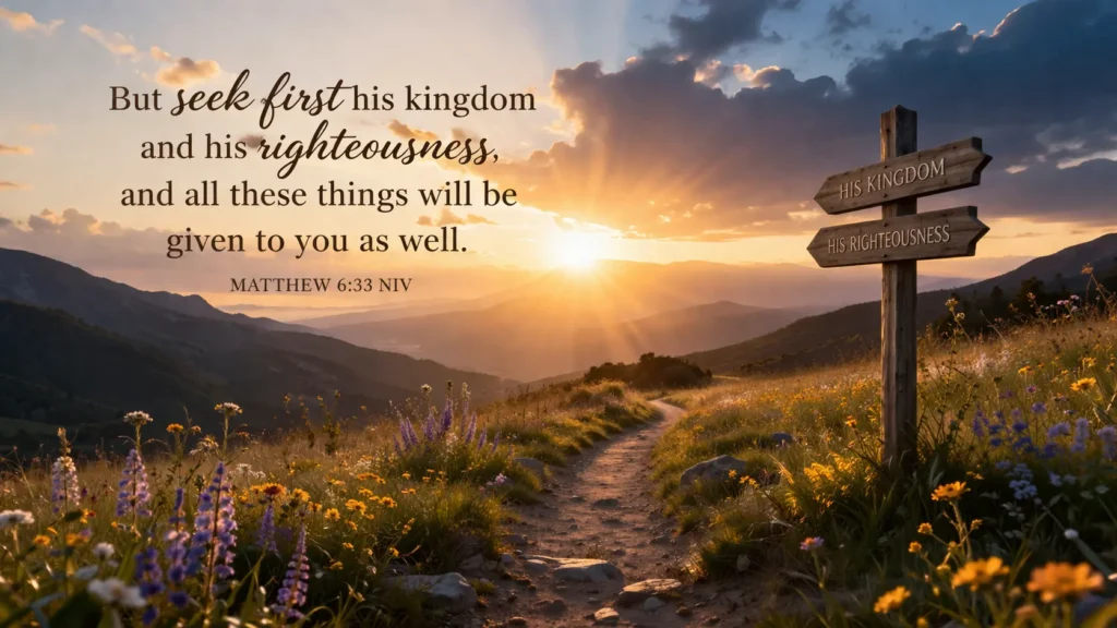 The Christian Doctrine of Spiritual Righteousness vs. Worldly Worry