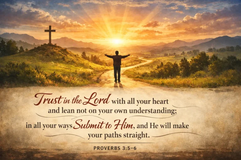 Trust in the Lord with all your heart